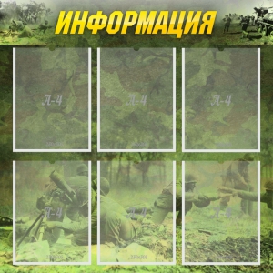 Стенд "Информация" Вариант 5 - fgospostavki.ru - Уссурийск