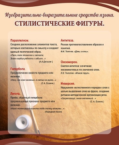 Стенд "Стилистические фигуры" Вариант 2 - fgospostavki.ru - Уссурийск