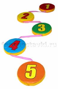 Дорожка "Змейка-шагайка-геометрическая" с цифрами - fgospostavki.ru - Уссурийск