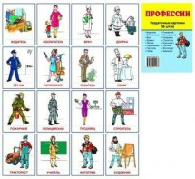 Раздаточные карточки "Профессии" - fgospostavki.ru - Уссурийск