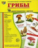 Демонстрационные карточки "Грибы съедобные и не съедобные" - fgospostavki.ru - Уссурийск