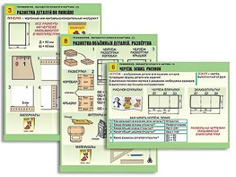 Комплект таблиц "Технология. Обработка бумаги и картона-1" (8 таблиц, А1, ламинированные, с раздаточным материалом) - fgospostavki.ru - Уссурийск