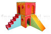 Домик игровой двухэтажный (комплект) - fgospostavki.ru - Уссурийск