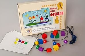 Игровой набор Фребеля "Бусы-шнуровка" (серия "Эксперимент") - fgospostavki.ru - Уссурийск