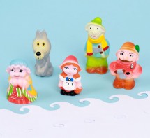 Набор резиновых игрушек «Красная шапочка» - fgospostavki.ru - Уссурийск