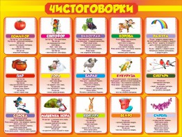 Стенд "Чистоговорки", часть 2 - fgospostavki.ru - Уссурийск