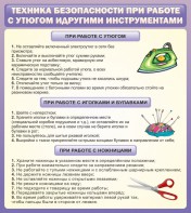 Стенд "Техника безопасности при работе с утюгом" - fgospostavki.ru - Уссурийск