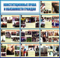 Стенд "Конституционные права и обязанности граждан" - fgospostavki.ru - Уссурийск