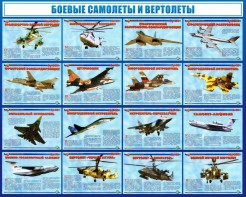 Стенд "Боевые самолеты и вертолеты" - fgospostavki.ru - Уссурийск