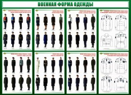 Стенд "Военная форма одежды" - fgospostavki.ru - Уссурийск