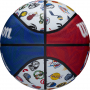 Мяч баскетбольный Wilson NBA All Team (размер 7, резина, тренировочный) - fgospostavki.ru - Уссурийск