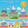 Стенд "Правила поведения на воде" - fgospostavki.ru - Уссурийск